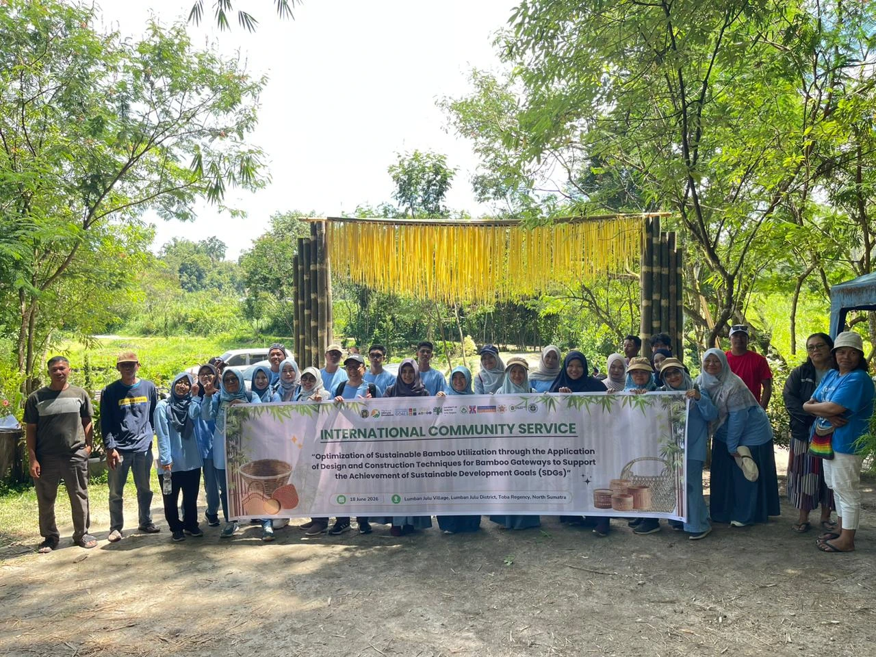 Perkuat Kolaborasi, Fakultas Kehutanan USU Laksanakan Pengabdian kepada Masyarakat Internasional di Taman Eden 100
